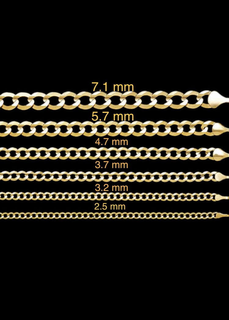Cadenas eslabon cubano italiana