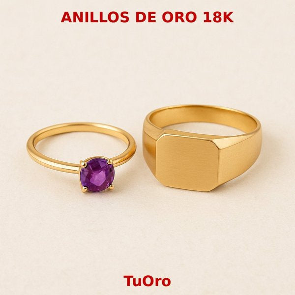 Anillos de Oro 18K