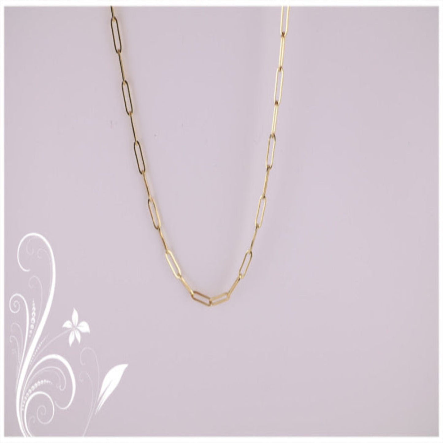Cadena con clip de papel