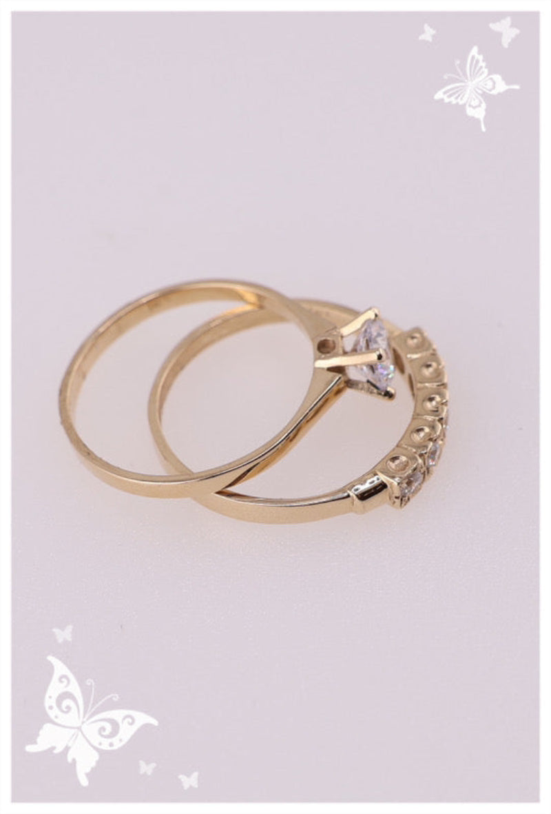 Anillos de compromiso tradicional cubano