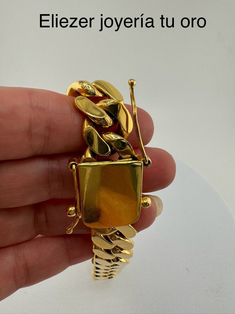 Pulseras de oro para hombre