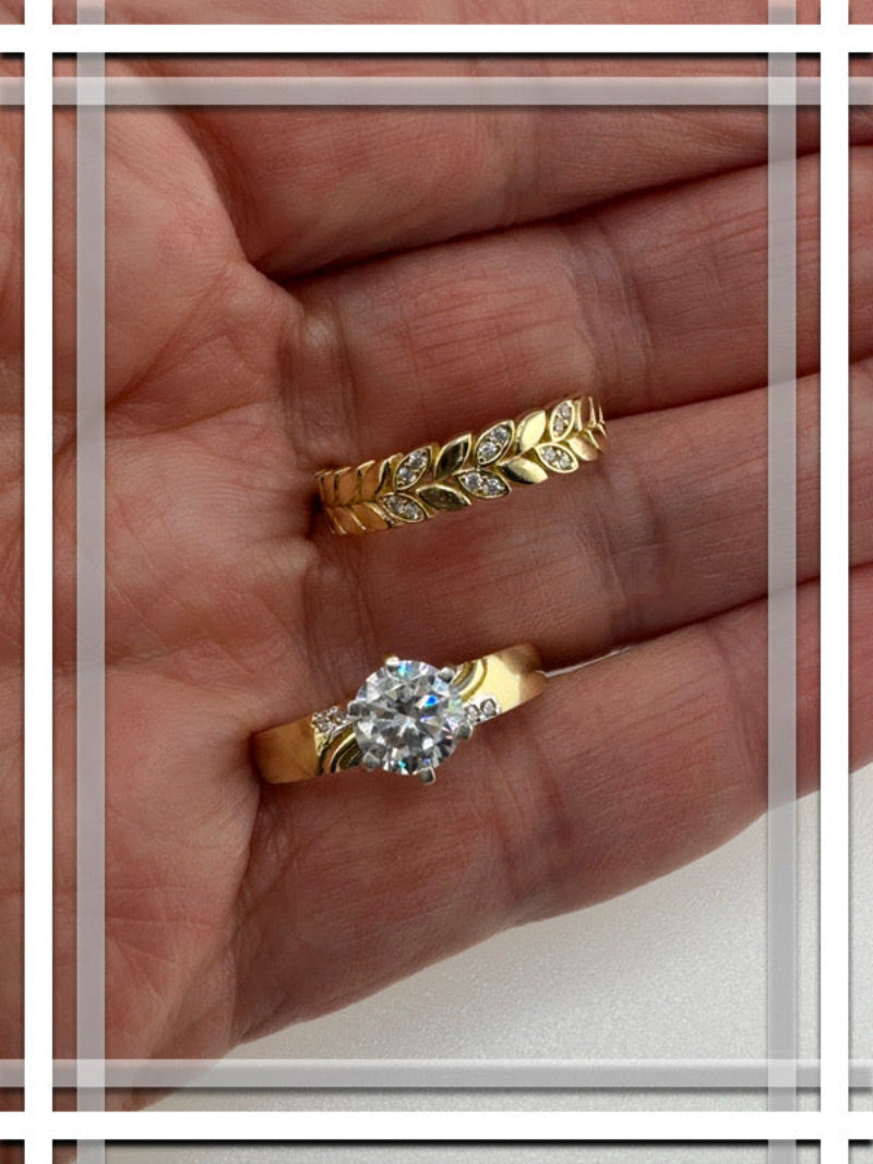 Anillos de compromiso.