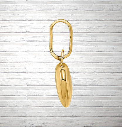 Gold heart charms