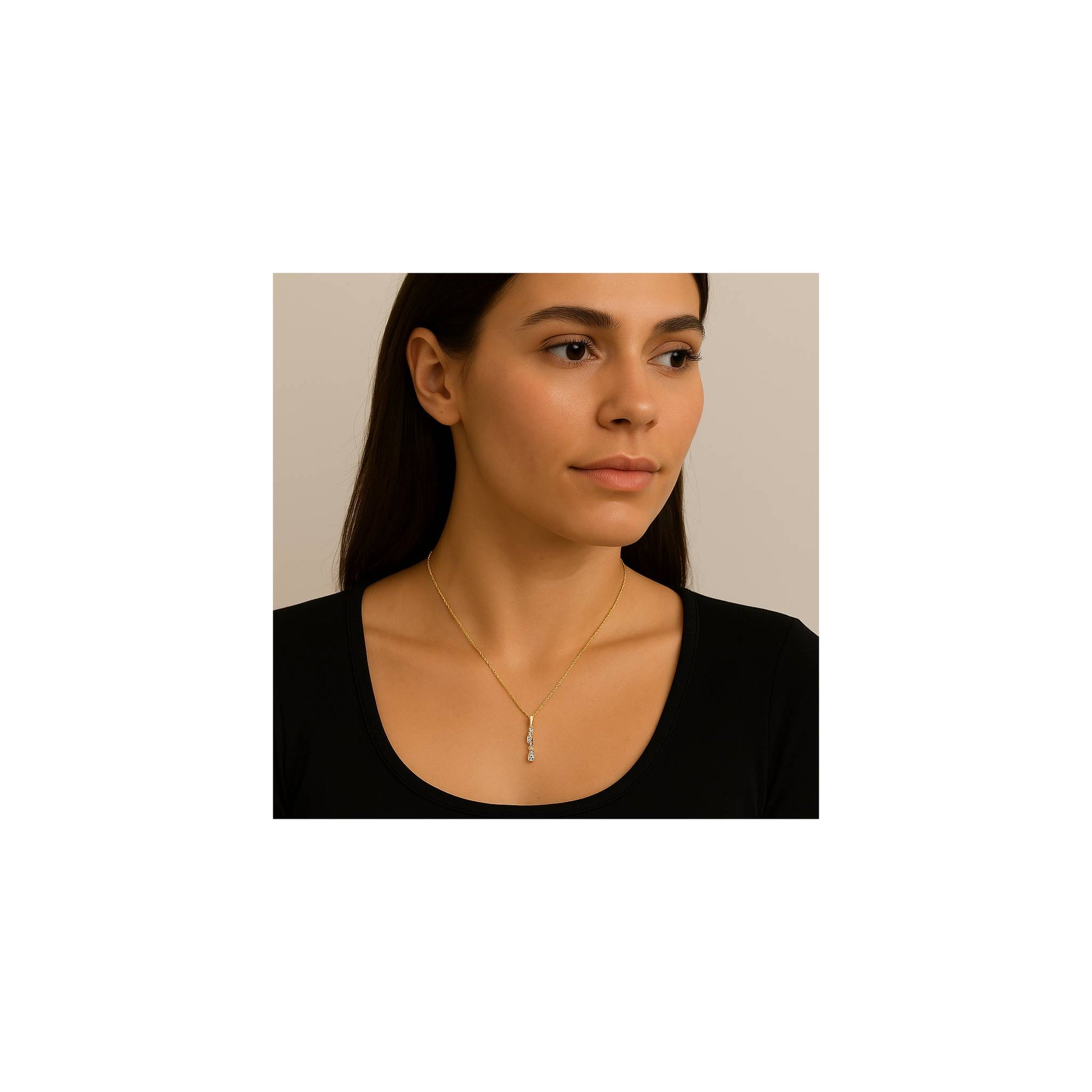 Collar de oro para mujer