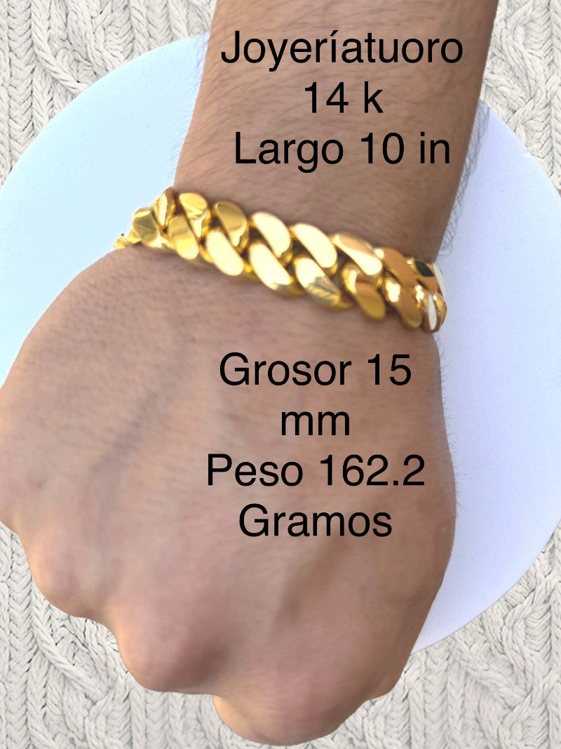 Pulseras de oro para hombre