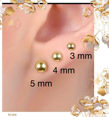 Ball earrings