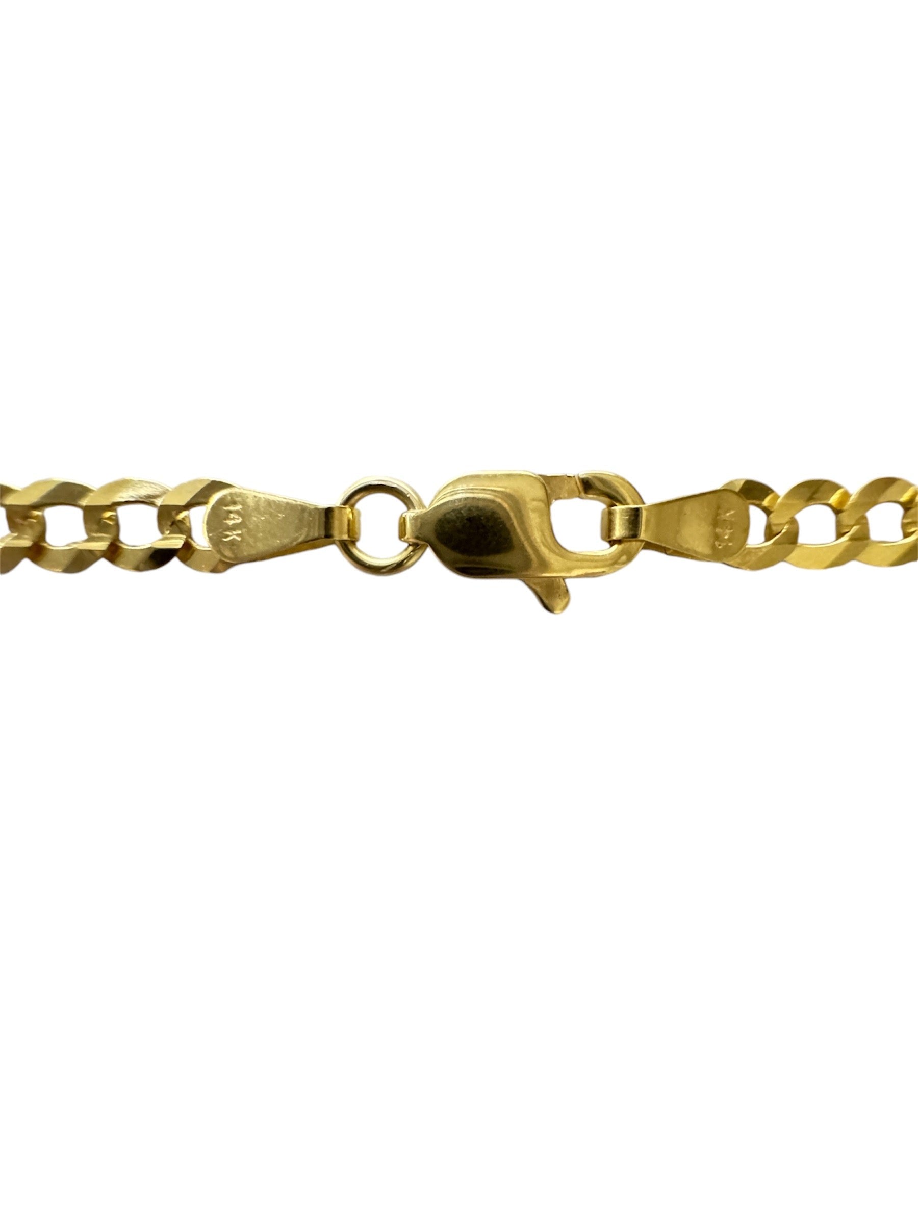 Cadena cubano italiana 3.7 mm