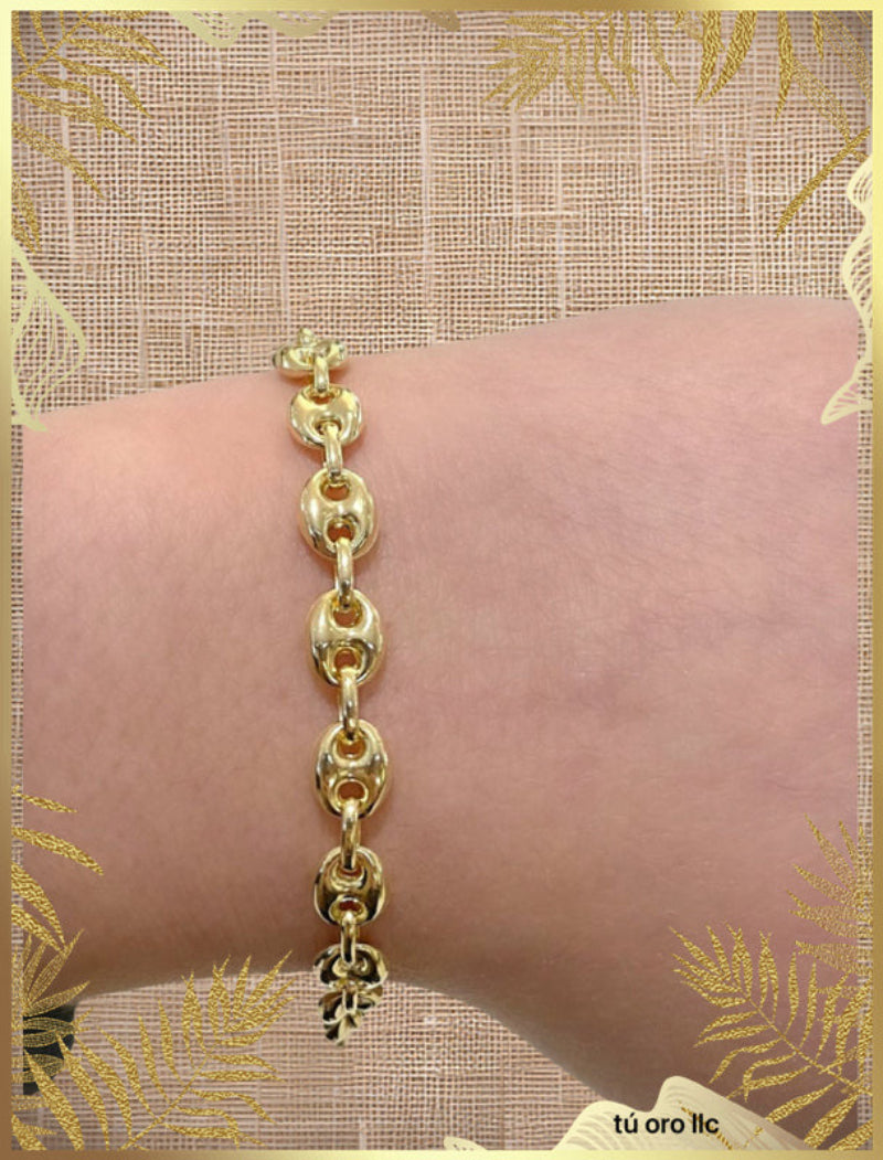 Cadena y pulsera de oro