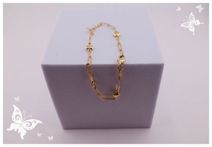 Pulseras de llaves y corazones