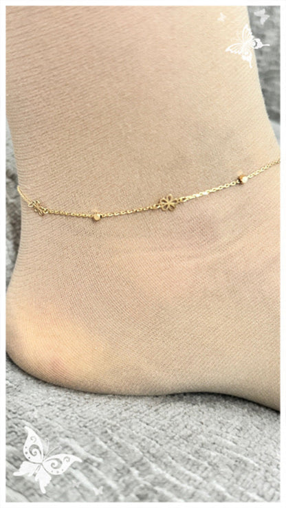 Tobillera de oro.