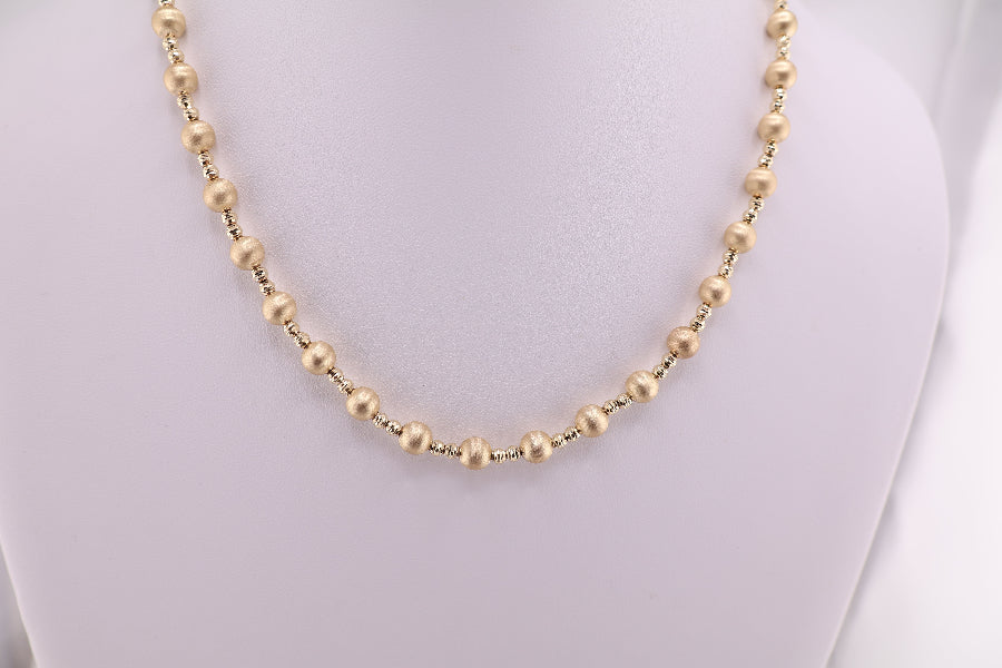 Collar con bolas 6mm