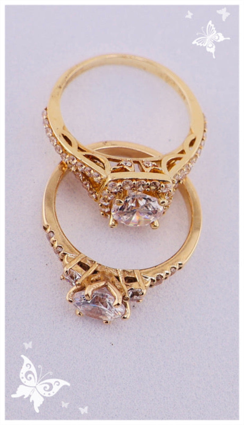 Anillo de compromiso halo