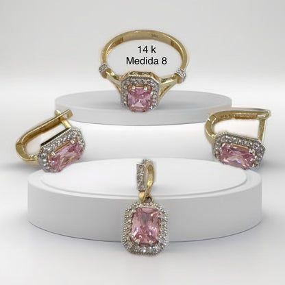 Ring, pendant, and earring set