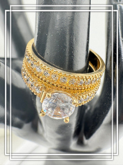 Anillo de compromiso eternidad reforzado