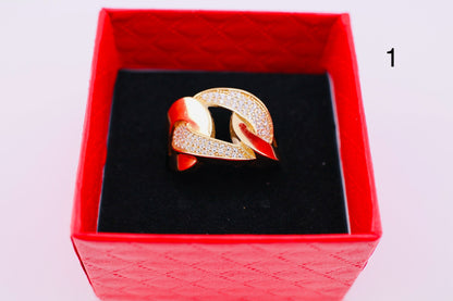 Anillo de coctel en oro