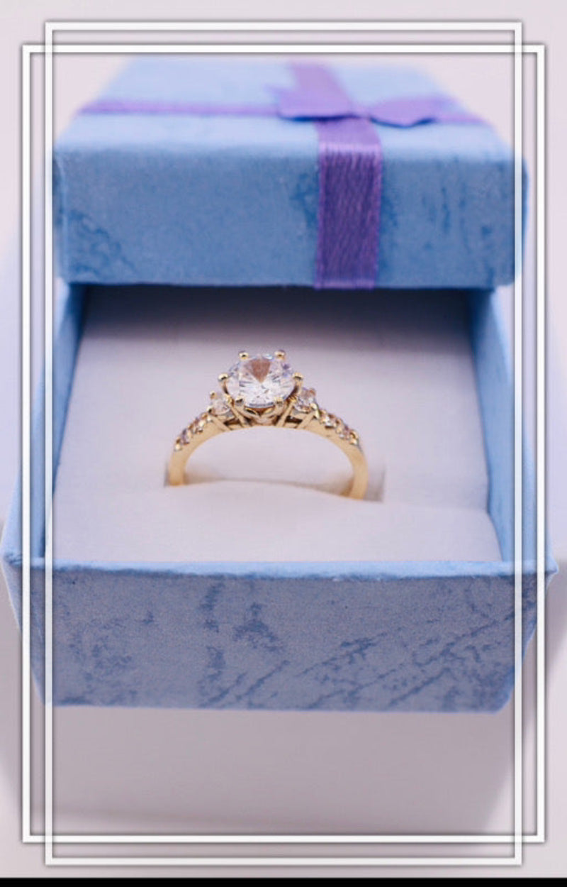 Anillo de compromiso halo