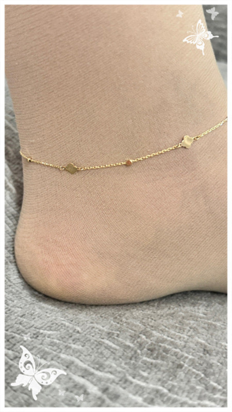 Tobillera de oro.