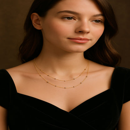 Collar de oro para mujer