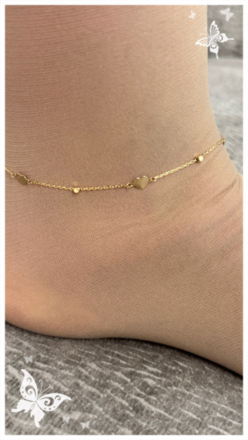 Tobillera de oro.