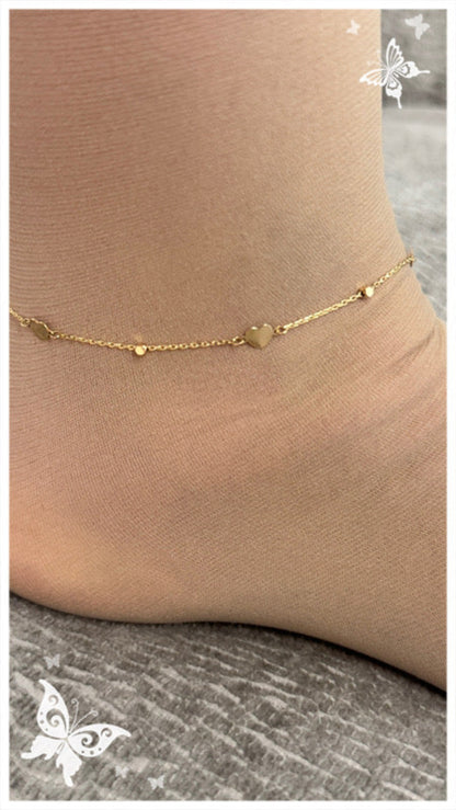 Tobillera de oro.