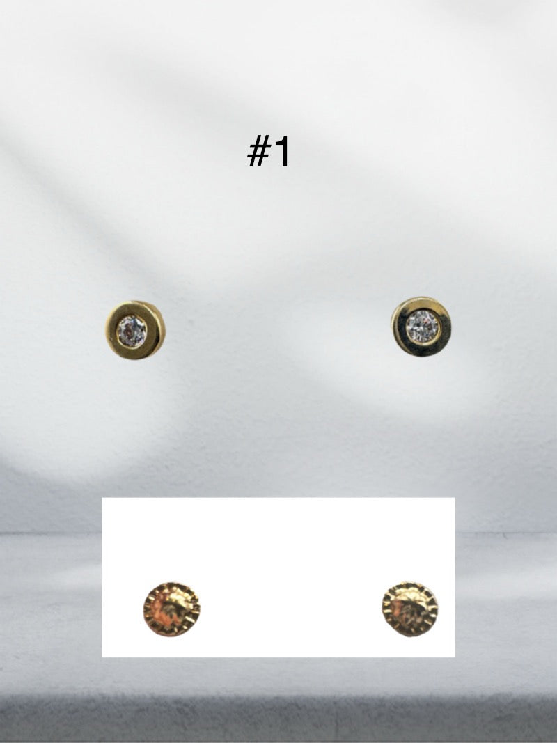 Aretes pegados