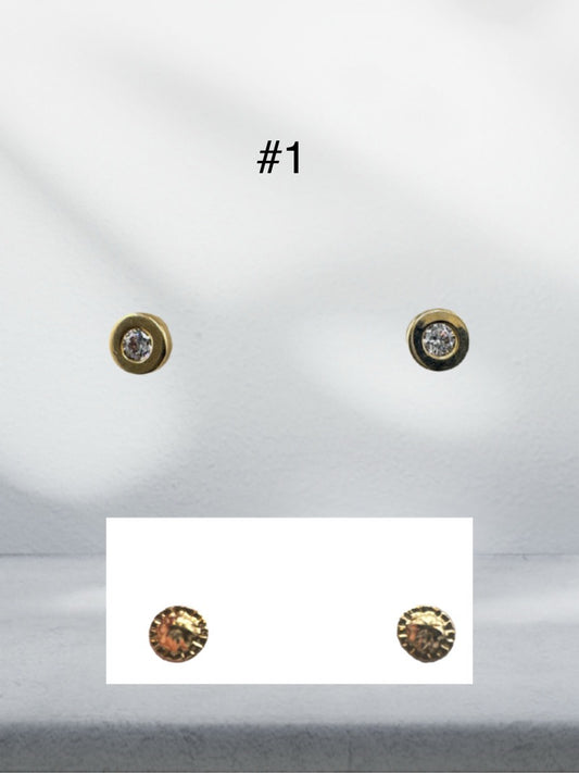 Aretes pegados