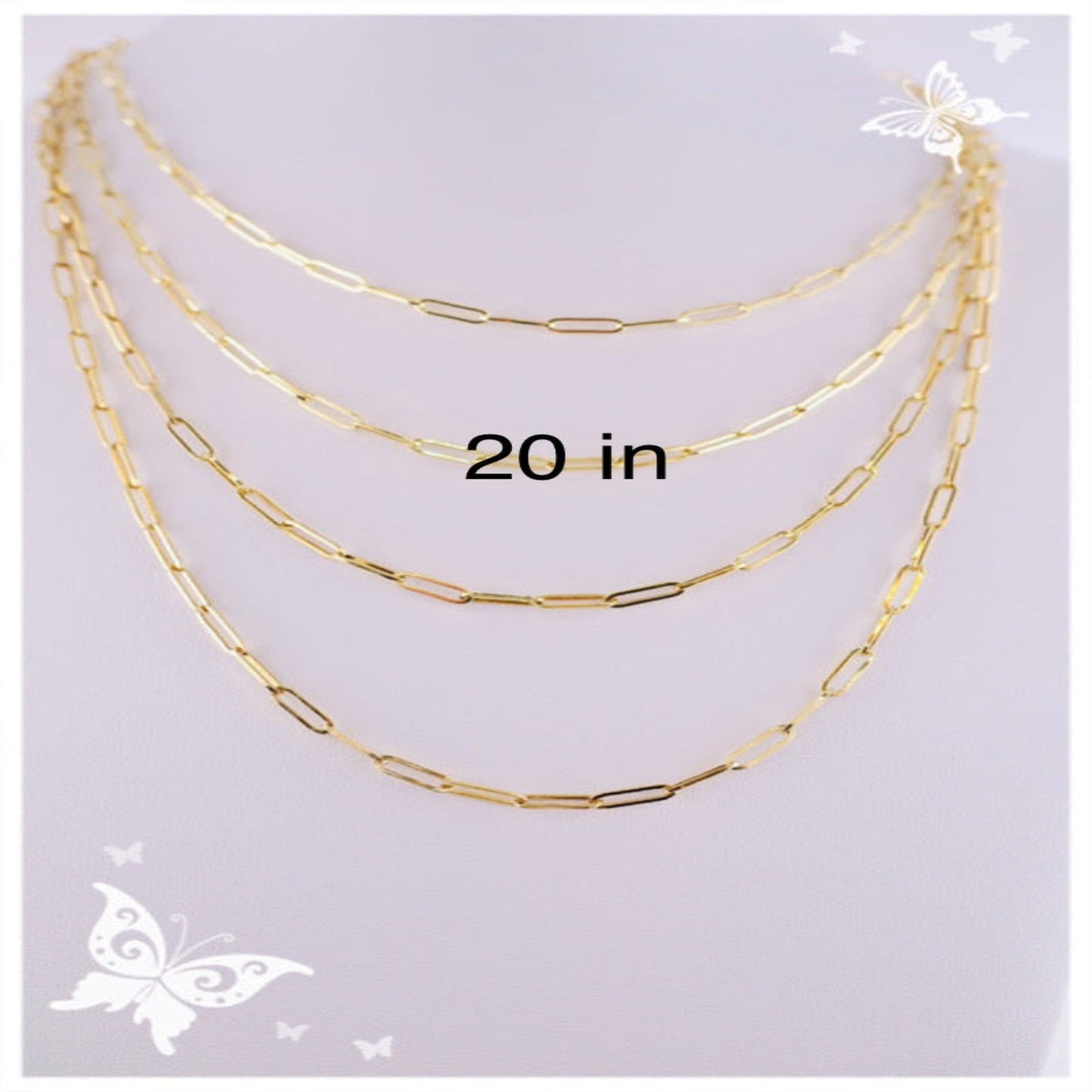 Cadena con clip de papel
