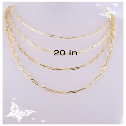 Cadena con clip de papel