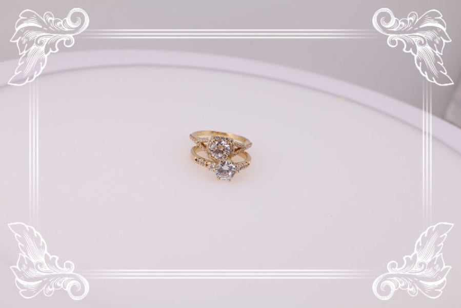 Anillo de compromiso halo