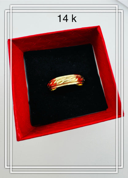 Anillo de compromiso tradicional