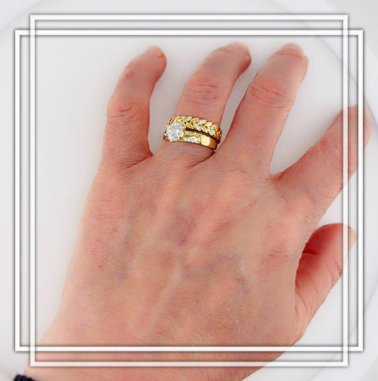 Anillos de compromiso.