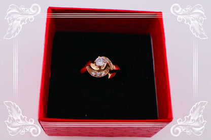Anillo de compromiso de oro