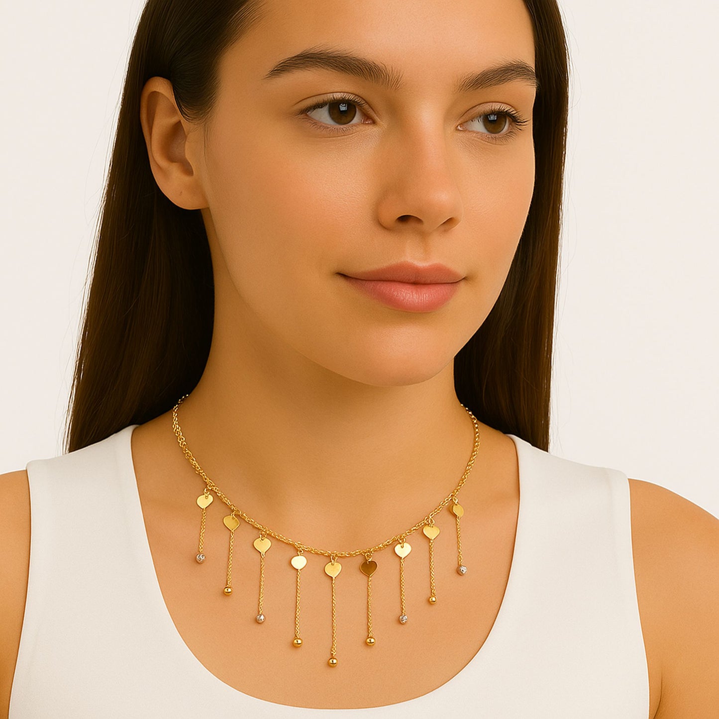 Collar de oro para mujer