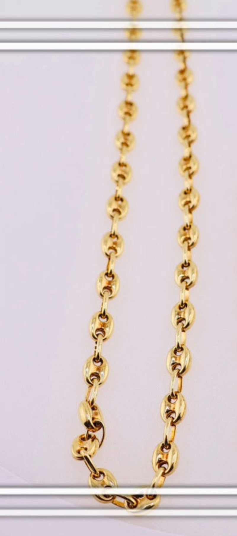 Cadena y pulsera de oro