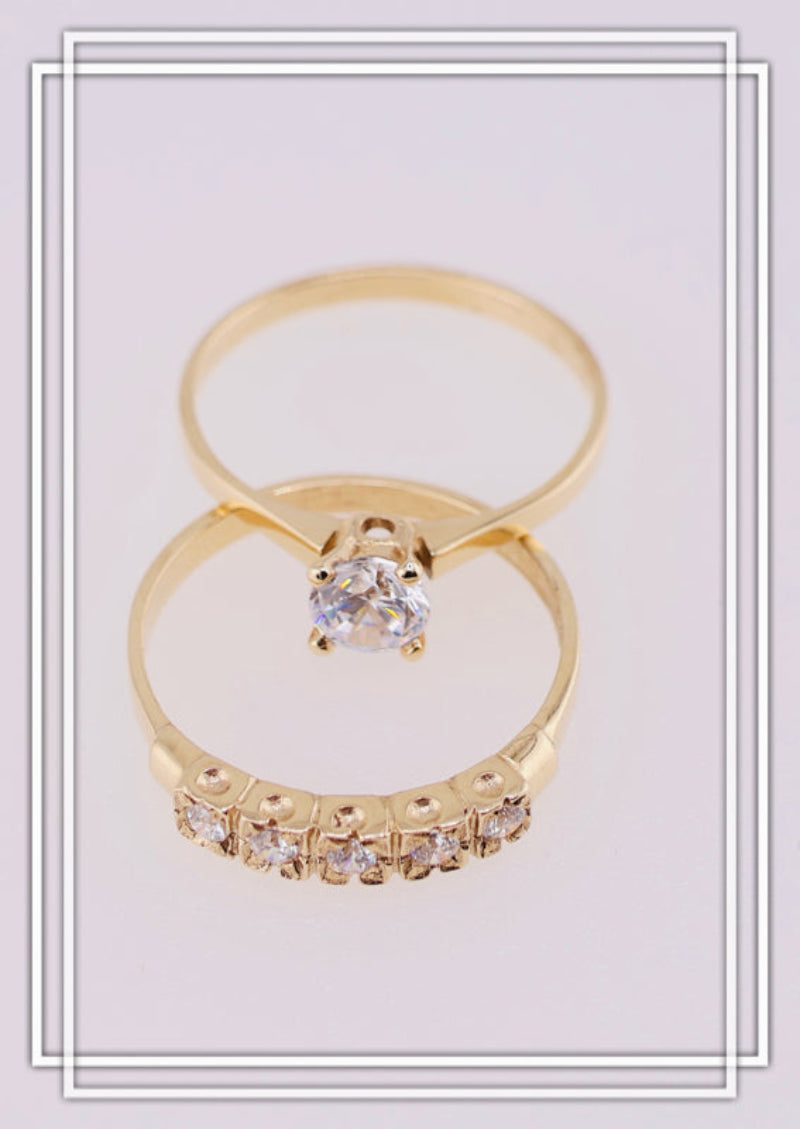 Anillos de compromiso tradicional cubano