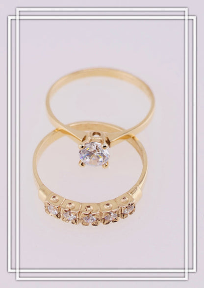 Anillos de compromiso tradicional cubano
