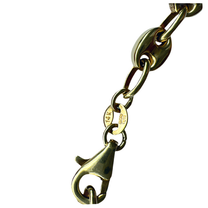 Cadena y pulsera de oro
