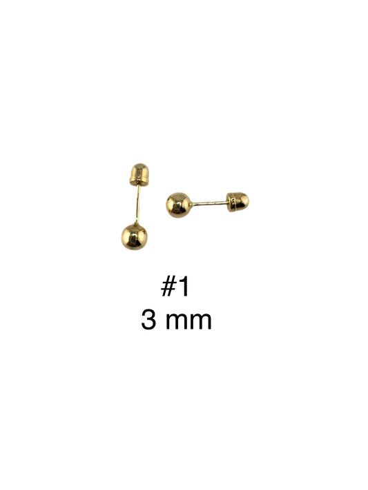 Ball earrings