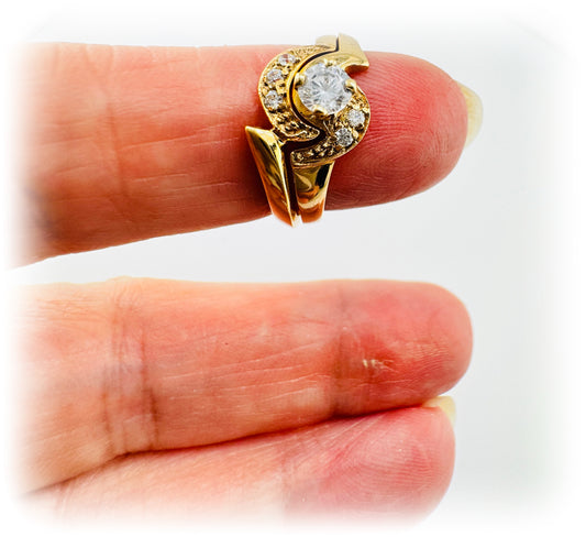 Anillo de compromiso de oro