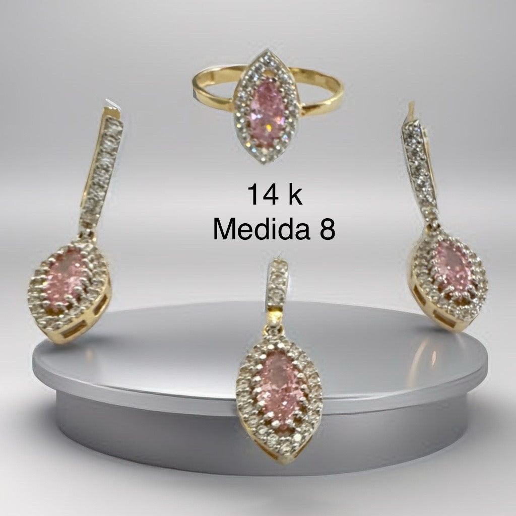 Ring, pendant, and earring set