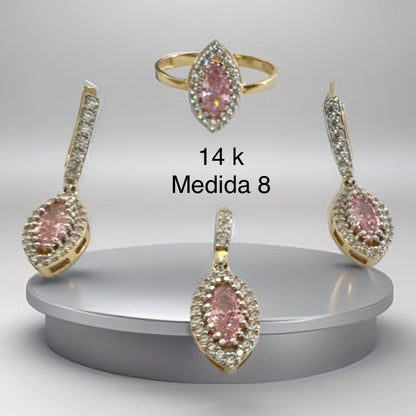 Ring, pendant, and earring set