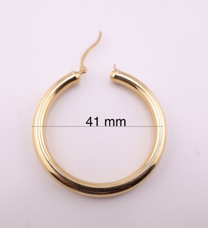 Pendientes de aro liso