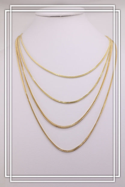 Cadena franco de oro