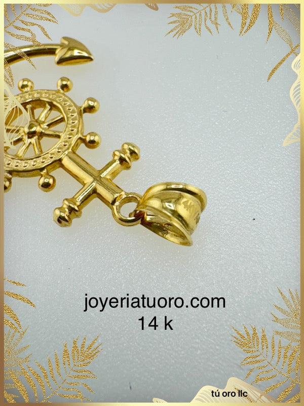 Dije de cadena con ancla