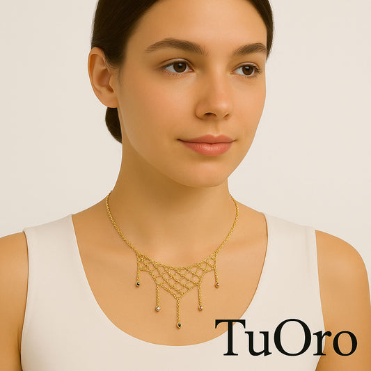 Collar de oro para mujer