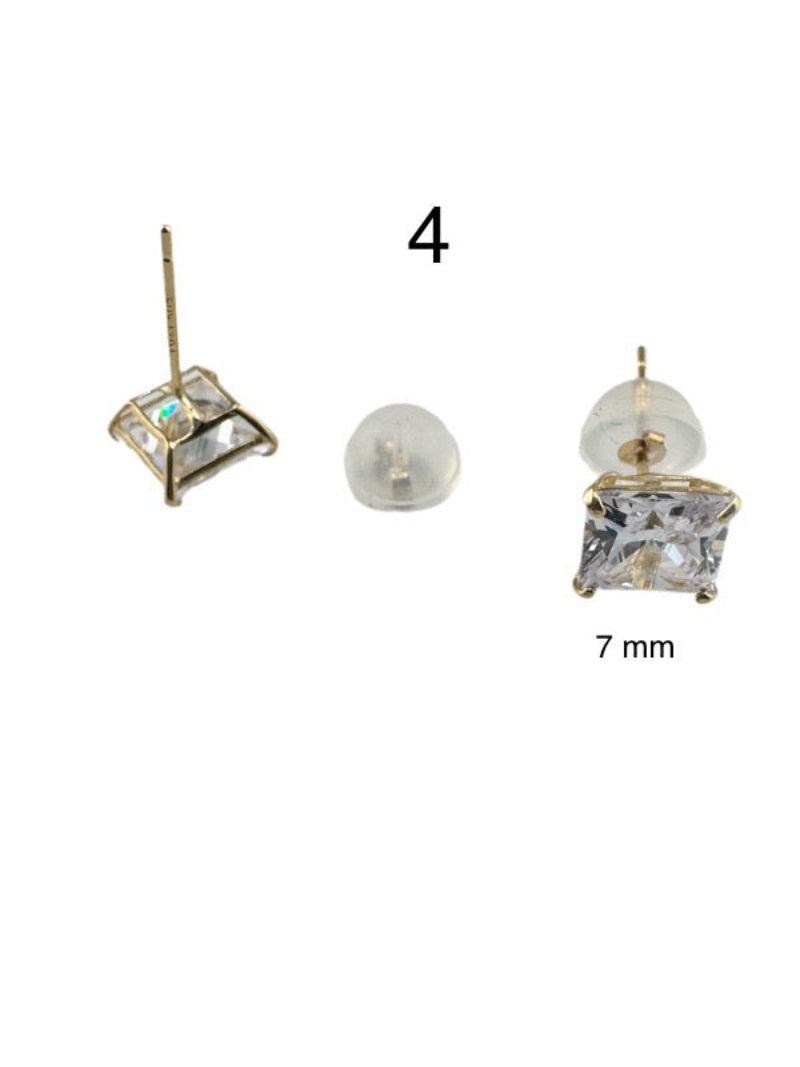 Aretes pegados