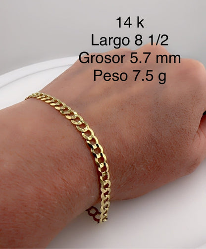 Pulsera de oro en 14k