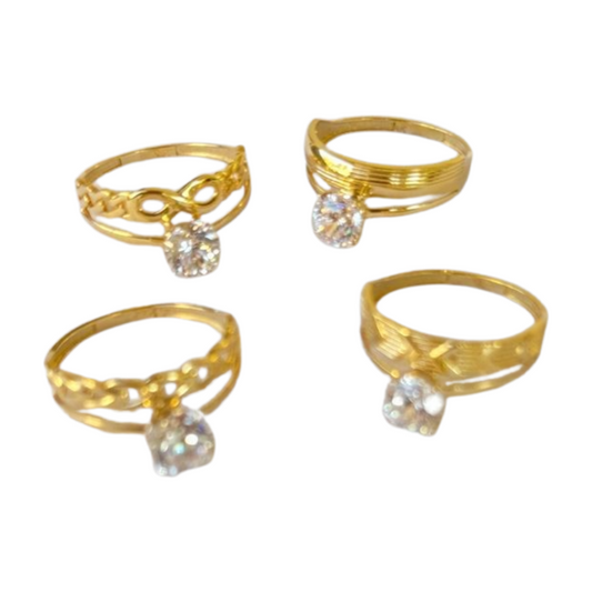 Anillos de compromiso 2 en 1 