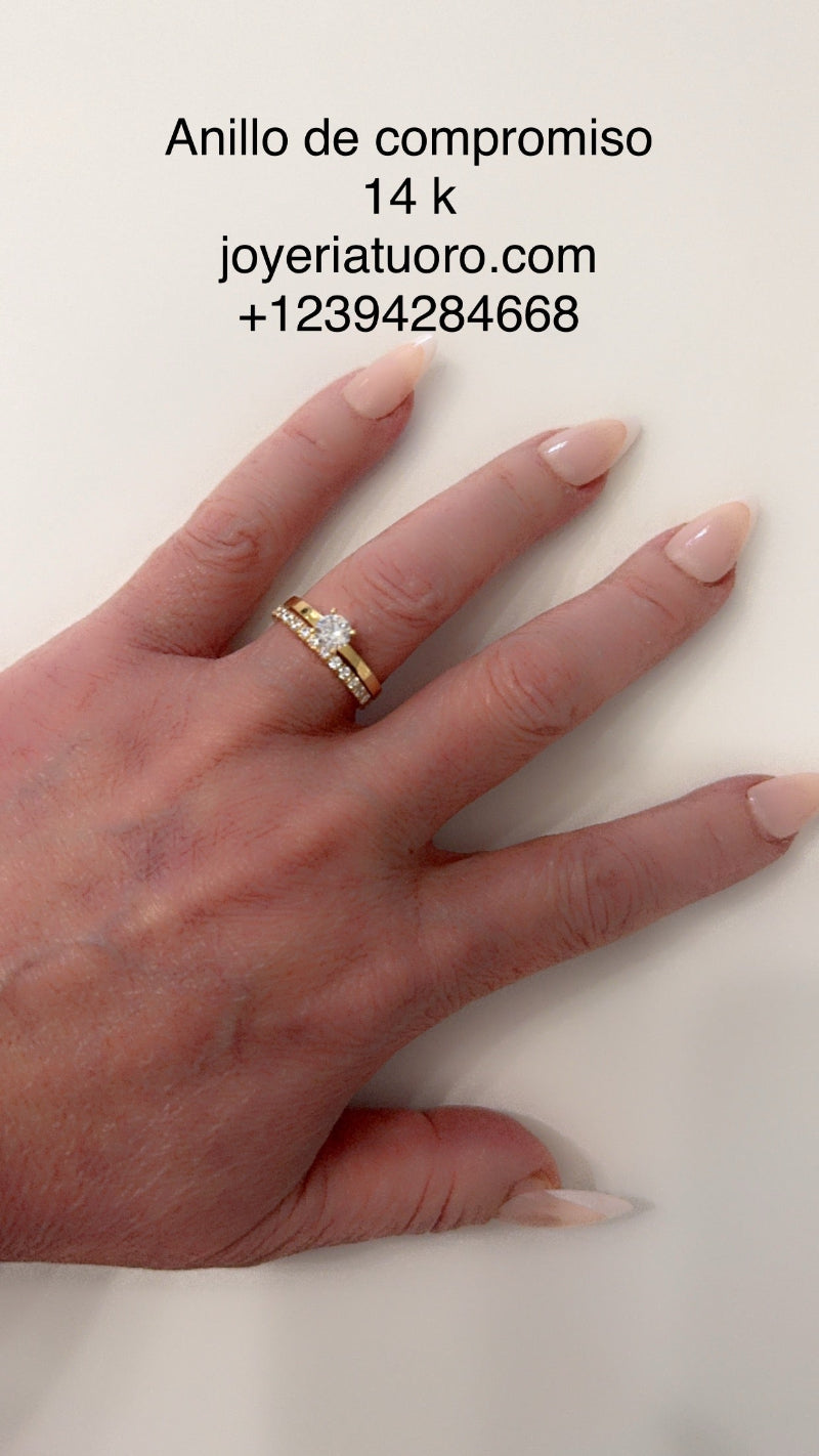 Anillos compromiso de eternidad