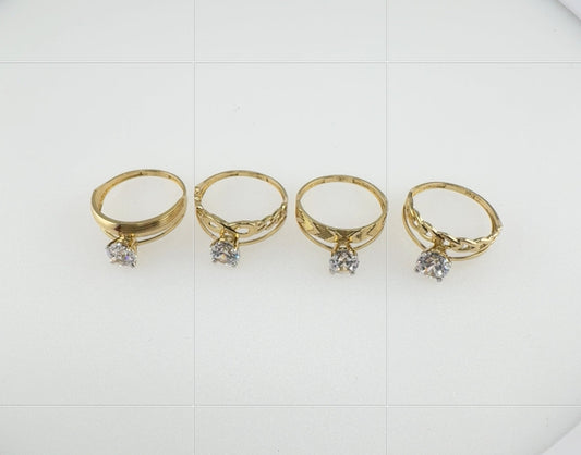 Anillos de compromiso 2 en 1